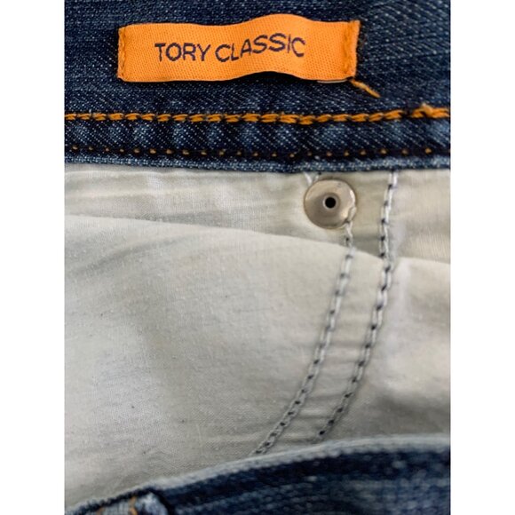Tory Burch Womens Bootcut Jeans Size 28 Blue Classic GUC 7537 Stretch Mid Rise - Picture 11 of 11